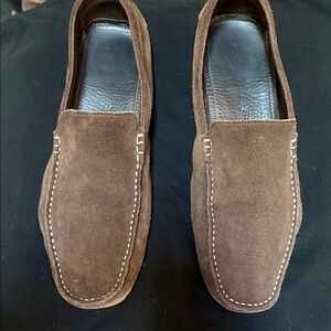 To Boot Brown Suede Slip-On Loafers